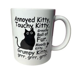 Black and White Cat Mug